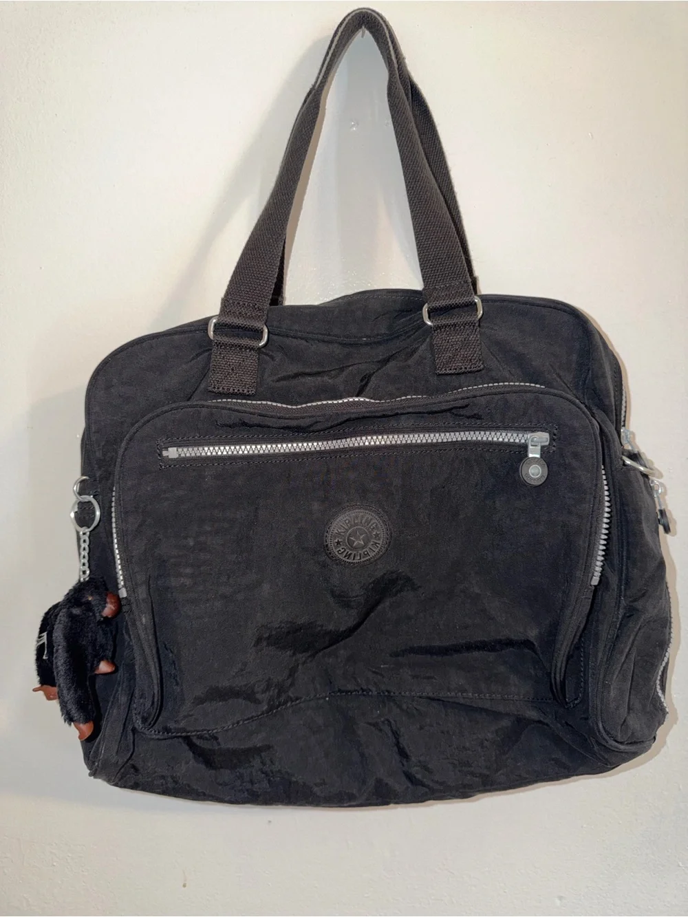 Kipling Black Alanna Diaper Bag